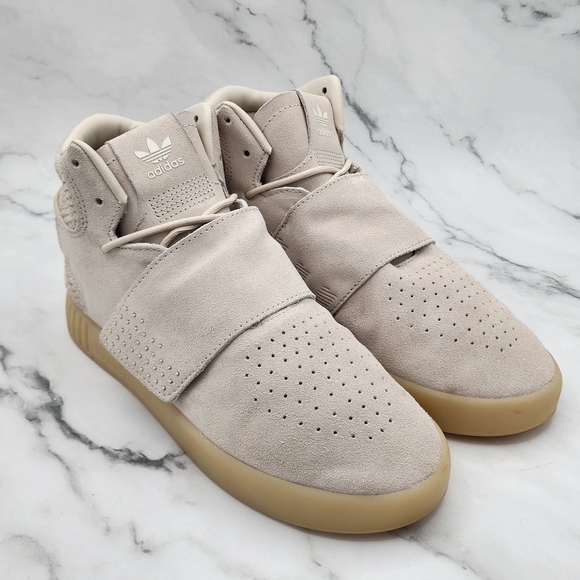 Adidas - Tubular Invader Strap Sneakers - Beige - US 7½ - Picture 3 of 16